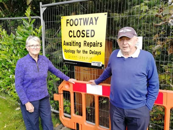 Campaigning couple Ann and Chris Nihill are not happy with the planned work
