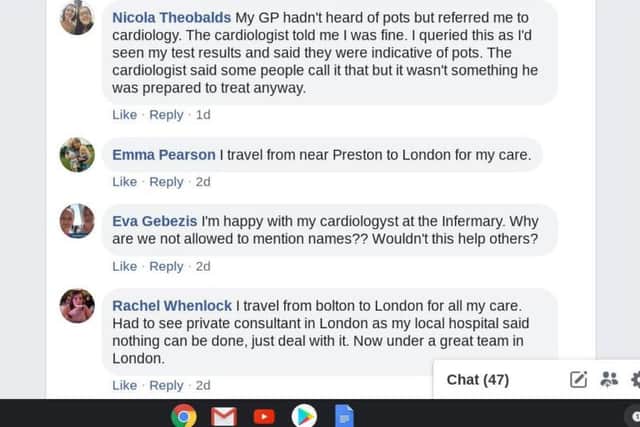 These PoTS sufferers explain their experiences of accessing treatment in Lancashire.