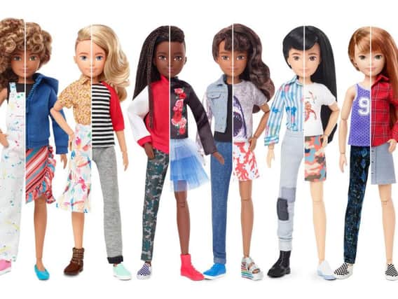 New dolls that are "gender inclusive" and "free of labels"