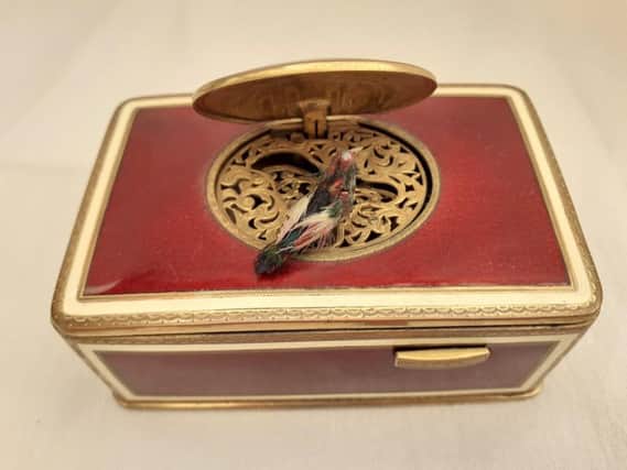 This music box is from Prague, traditionally a centre of fine craftsmanship