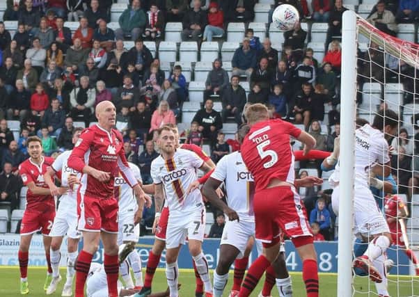 Morecambe lost at home to Bradford City last time out