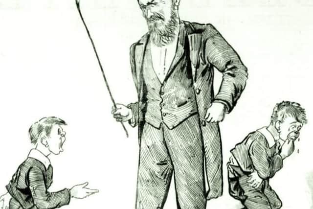 A headmaster in Victorian days