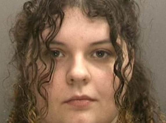 Jasmine Rowbottom, 24, was found guilty of making indecent images and movies of children and handed a 21-month prison sentence suspended for two years