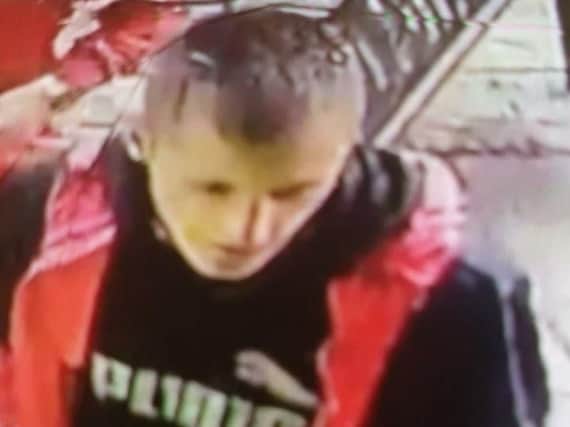 Police want to speak to this man in relation to a theft of a Hewlett Packard Omen laptop worth 650 in Friargate on September 27. Pic: Lancashire Police