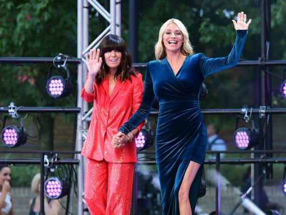 Strictly hosts Claudia Winkelmann and Tess Daly