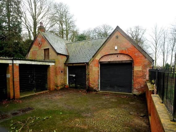 The dilapidated Coach House in Hurst Grange Park, Penwortham