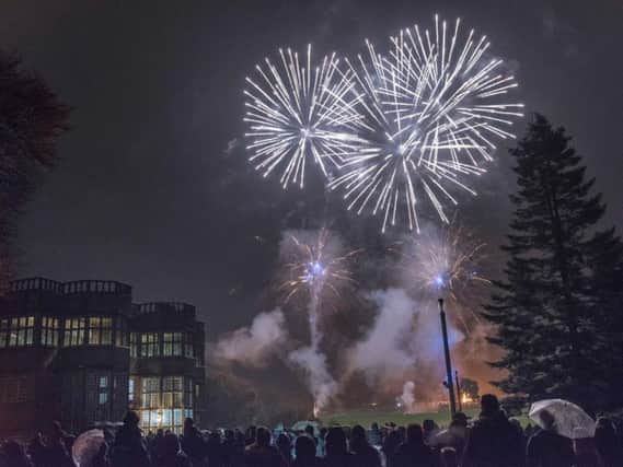 Fireworks at Astley Hall (Photo: Martin Birchall/Chorley Council)