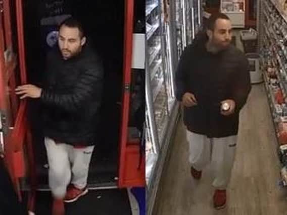 Steven Durand, 32, has not been seen since October 20, 2018 when he was seen on CCTV visiting a Premier convenience store in Swinton, Greater Manchester at around 11am. Pic: Lancashire Police