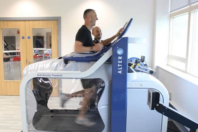 An anti-gravity treadmill, right, is on the Christmas wish list