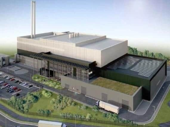 The proposed plant in Preston has a larger capacity than the one approved in Heysham (image: Miller Turner)