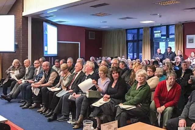 2017: Members of the public at South Ribble Council's planning committee meeting which discussed the Leyland test track plans (Image: JPIMedia)