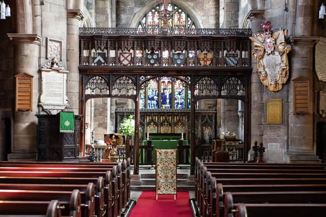Inside St Laurences Church which has links to the Standish family (Image: Chorley Council)