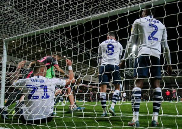 Leeds scored in the 87th minute at Deepdale on Tuesday night