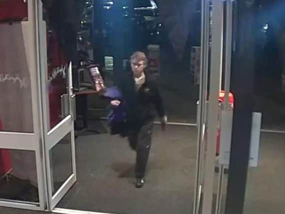 Police would like to speak to this man following the theft of a charity bucket from Energi Trampoline Park in Queens Retail Park, Preston on Friday, October 18 Pic: Energi Preston