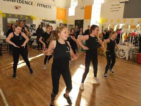 The community day included fitness taster sessions