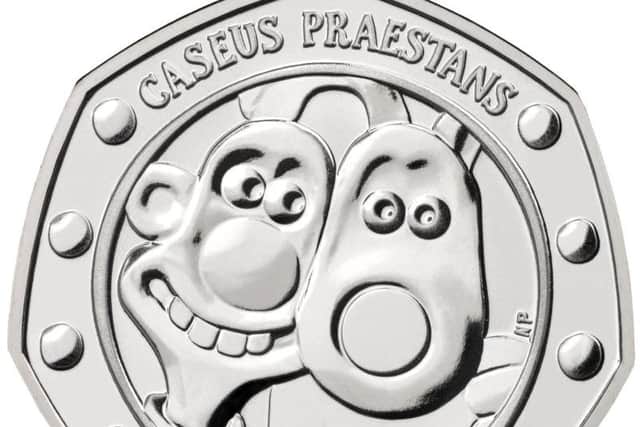 A new 50p coin commemorating Wallace & Gromit