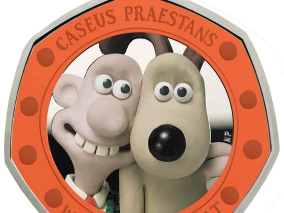 The new coins will show both Wallace and Gromit and include a small image of a space ship