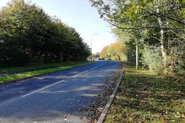 Some stretches of Carrwood Road have a footpath only on one side - causing pedestrians to cross several times as they walk its length