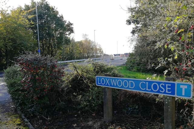 Residents on Loxwood Close are concerned about the speed at which will traffic will be descending from the new link road