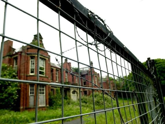 The former Whittingham Hospital before it was demolished