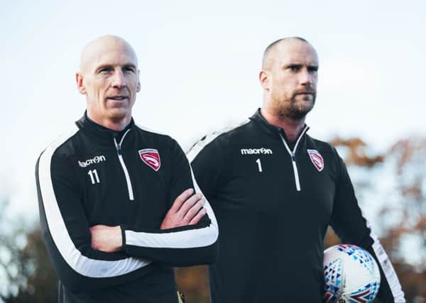 Kevin Ellison and Barro Roche are overseeing first-team matters after Jim Bentleys departure (picture: Morecambe FC)