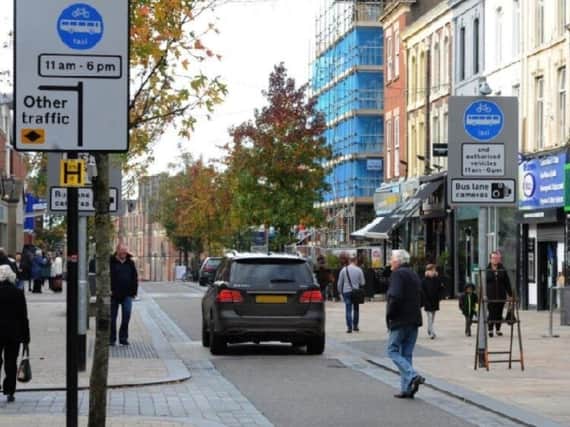 The Fishergate bus lane has proved controversial