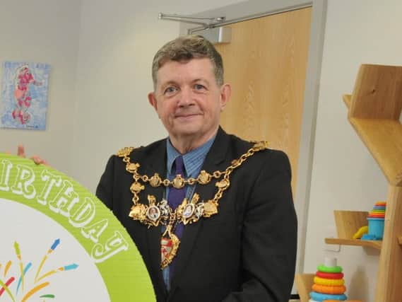 County Coun Mark Perks in 2018, during his year as Mayor of Chorley when he was also a member of Chorley Council (Image: JPIMedia)