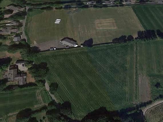 Mawdesley Juniors FC currently train and play at Mawdesley Cricket Club, pictured top. They are looking to turn an adjacent field, pictured, bottom, into new pitches to cope with demand (Image: Google Maps)