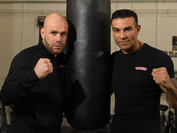 Stuart Maddox and Robin Reid, of Larches and Savick Boxing Club