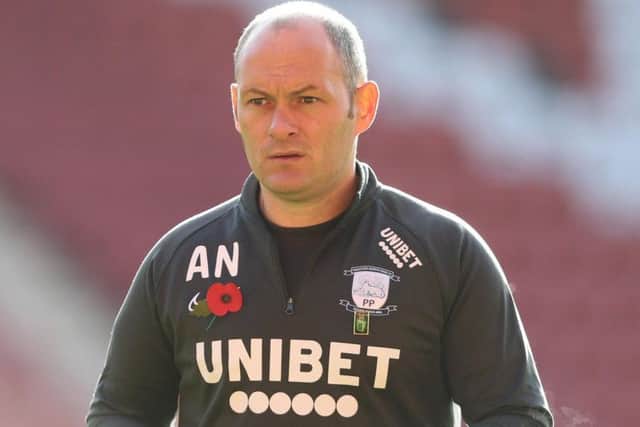 Preston manager Alex Neil at The Valley, ahead of the game against Charlton