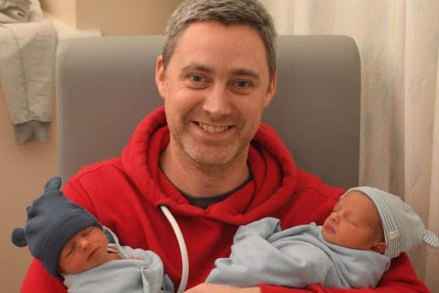 Miles John and Seth Arthur Allen, born at Royal Preston Hospital on September 28 at 9.32am and 9.31am, weighing 5lb 6oz and 5lb, to Emma and Chris Allen, from Buckshaw Village