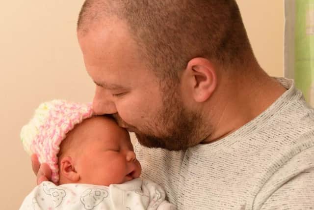 Neve Walton, born at Royal Preston Hospital on September 29 at 10.47am, weighing 8lb 4oz, to Zoe and Michael Walton, from Ashton