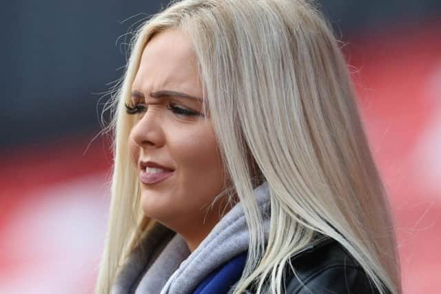 A Preston fan ahead of kick-off at Charlton