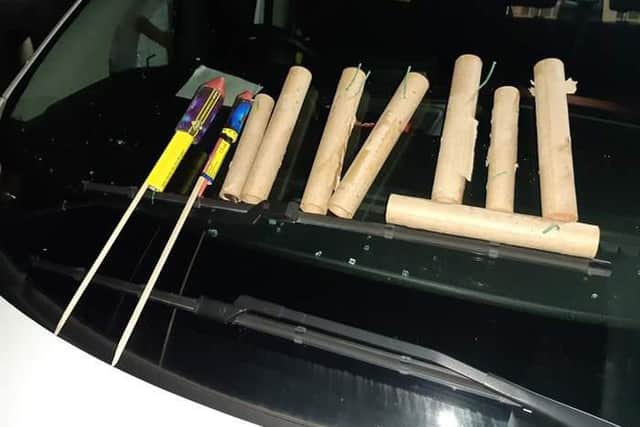 Fireworks confiscated in Preston