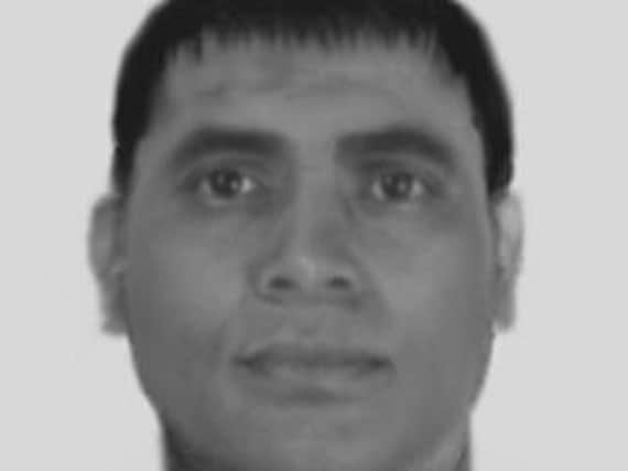 The Evo-fit image issued by police of a man they want to speak to after a man tried to get an 18-year-old woman into his car