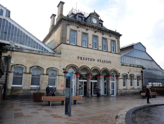 Preston railway station. The CMA examined routes starting in Preston