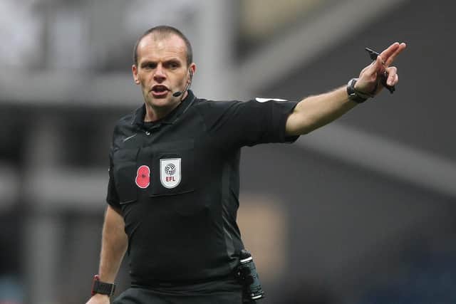 Durham referee Geoff Eltringham handed out six yellow cards in the clash at Deepdale, and one to Huddersfield Town boss Danny Cowley.