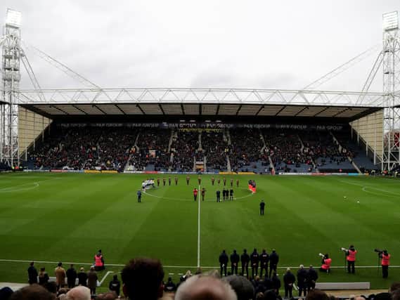 Deepdale falls silent ahead of kick-off as fans remember those who gave their lives in battle