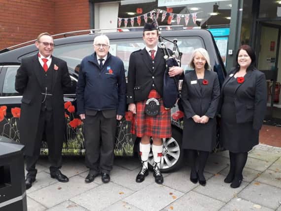 Staff at Co-op Bamber Bridge Funeral Care in Station Road raised a fantastic 212.42 for the Royal British Legion's Poppy Appeal at an open event marking Remembrance Day.