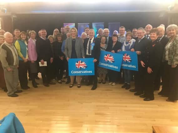 Katherine Fletcher, centre, is the Conservative candidate for South Ribble (Image: Conservative Party)