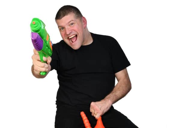 Laurence Clark is bringing his irresponsible parenting tips to Chorley Little Theatre on Thursday, November 21