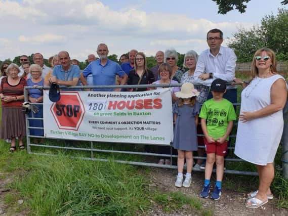 Campaigners mobilised to stop the proposed development after it was put back on the table