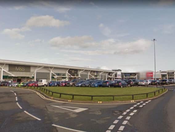 The incident happened at Deepdale Retail Park