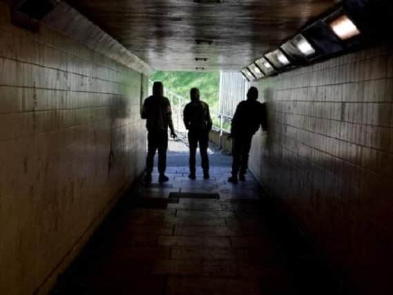 This underpass beneath the M6 has been highlighted as attracting anti-social behaviour in the past