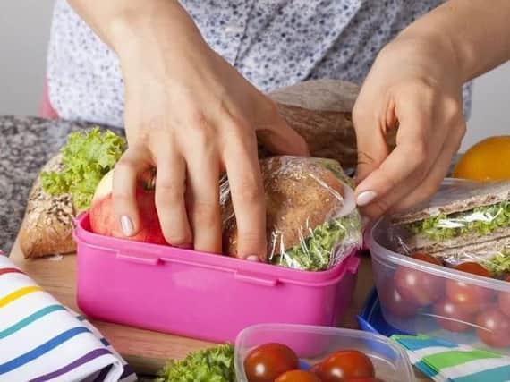 Vouchers entitle families to the food needed to prepare a packed lunch