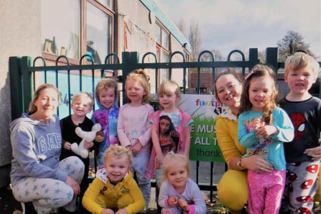 Staff and children at the nursery support charitable missions throughout the year and recently marked Children in Need with a pyjama day.
