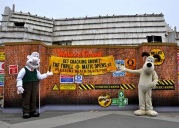New Wallace and Grommit Thrill-O-Matic ride at Blackpool Pleasure Beach