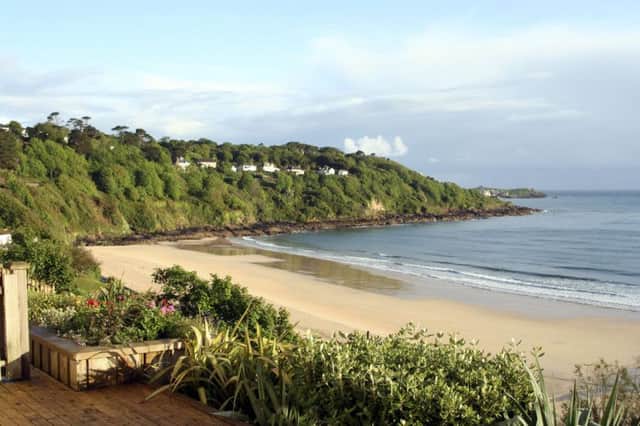 Carbis Bay Beach in St Ives, Cornwall