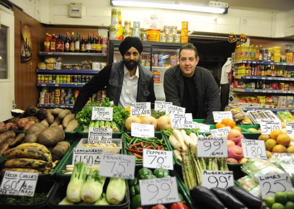 Poultry pals: Market traders Gary Singh and Nick Hunter