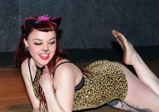 UCLan's Burlesque Society performing their end of year show